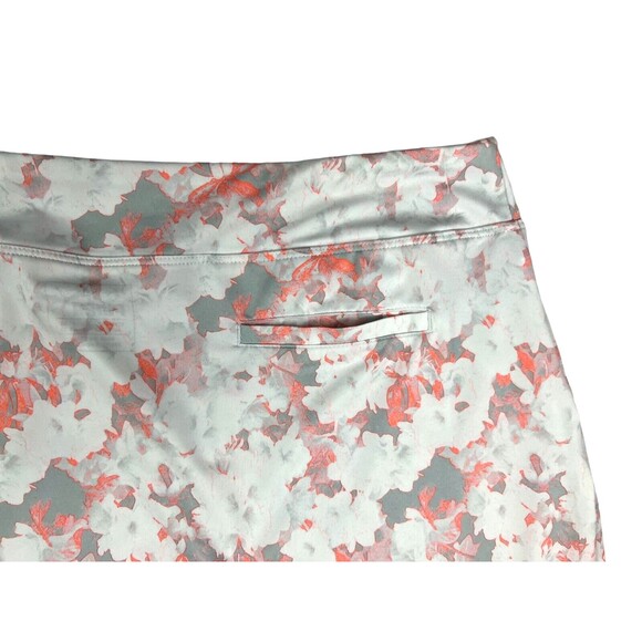 Puma DryCELL Golf Skirt Women's Size M Gray & Orange Floral Print 753302 ⛳ - Picture 5 of 7